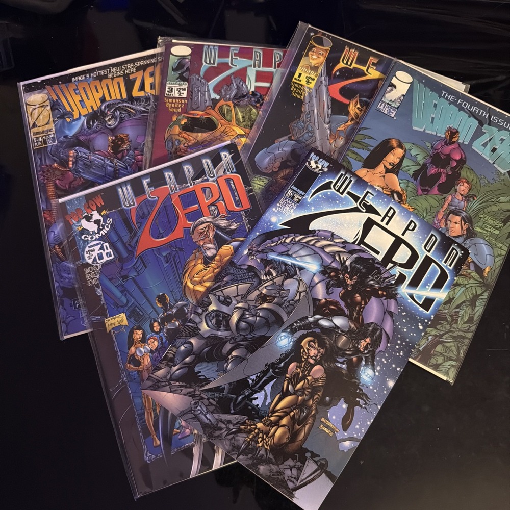 Weapon Zero Lot Of 11 Image Comics (1995 -1997) (Vol 1) T1 T3-4/ (Vol 2) 0-4 7 8